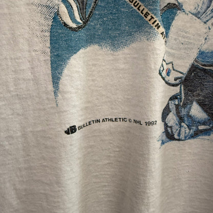 1992 San Jose Sharks NHL Bulletin AOP T-Shirt Sz XL