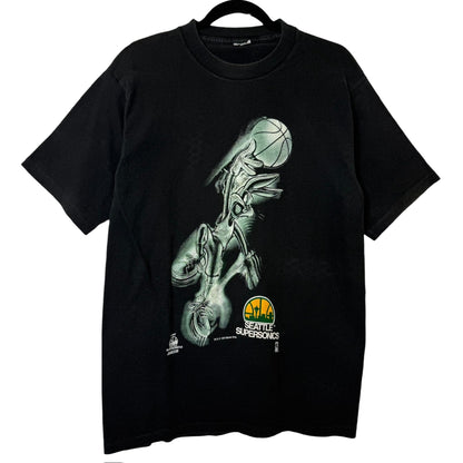 1994 Seattle Supersonics Bugs Bunny T-Shirt Sz L (B2231)