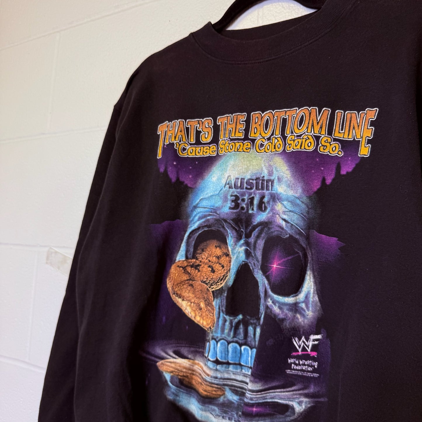 90s Stone Cold WWF Crewneck Sz L (B2472)