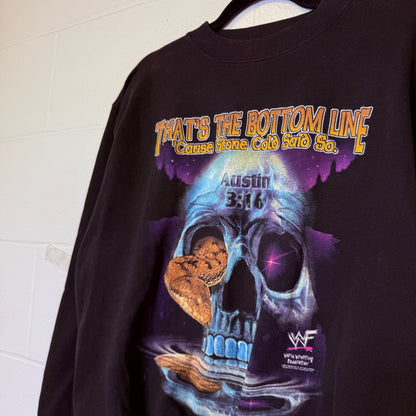 90s Stone Cold WWF Crewneck Sz L (B2472)