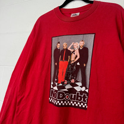 2002 No Doubt Gwen Stefani Band Tour Long Sleeve Shirt Sz XL
