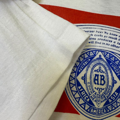 90's Budweiser Beer T-Shirt Sz L (B068)