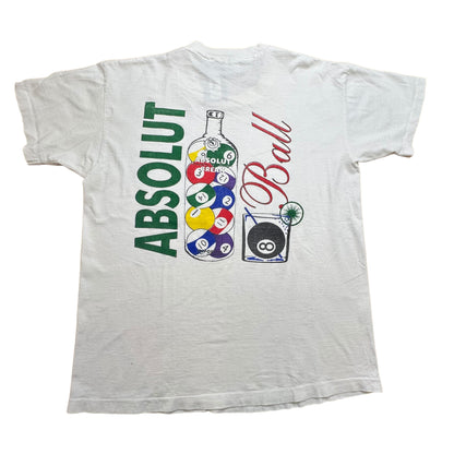 90's Absolut Vodka Pool Balls T-Shirt Sz XL (A4648)