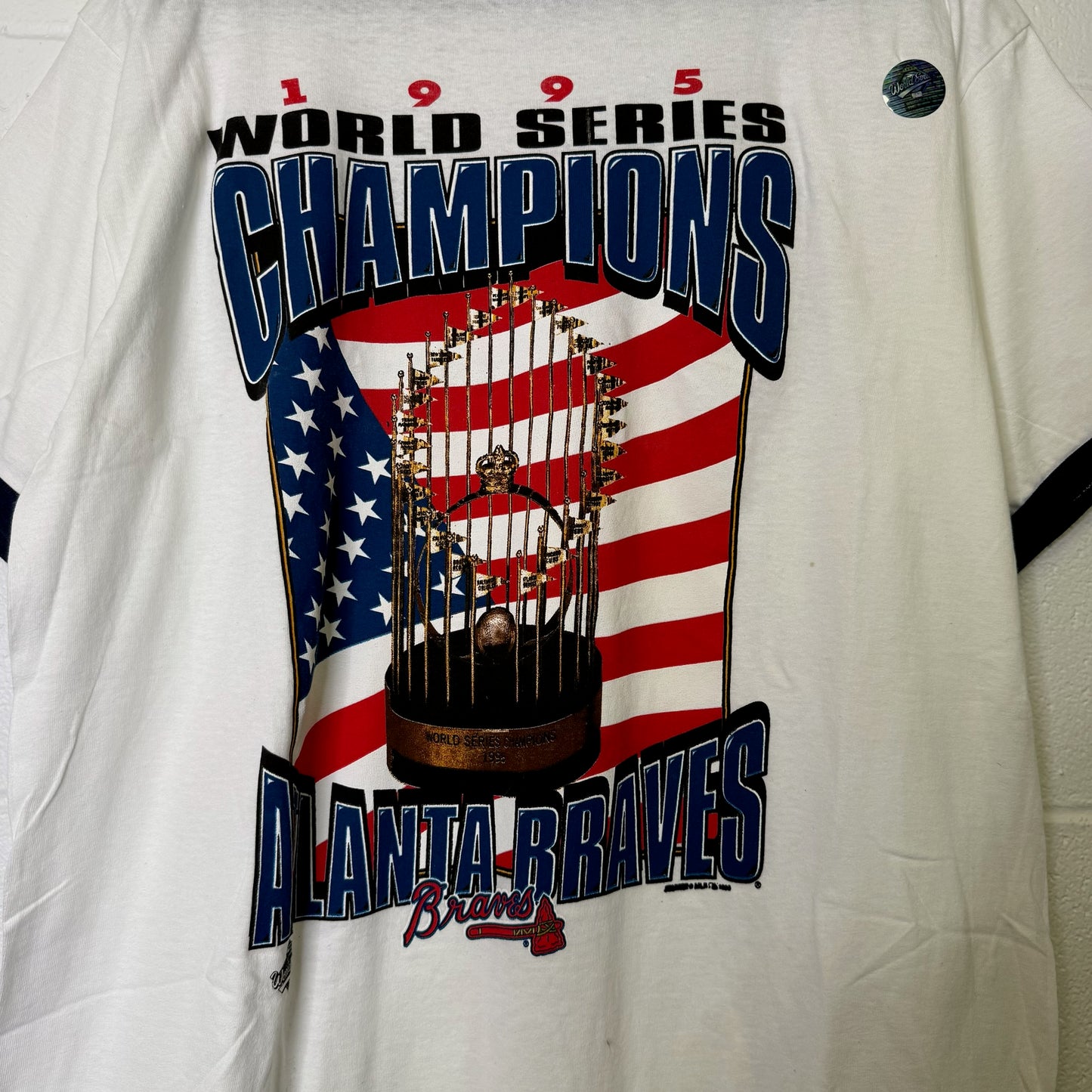 1995 Atlanta Braves MLB T-shirt Sz L (B1637) NWT