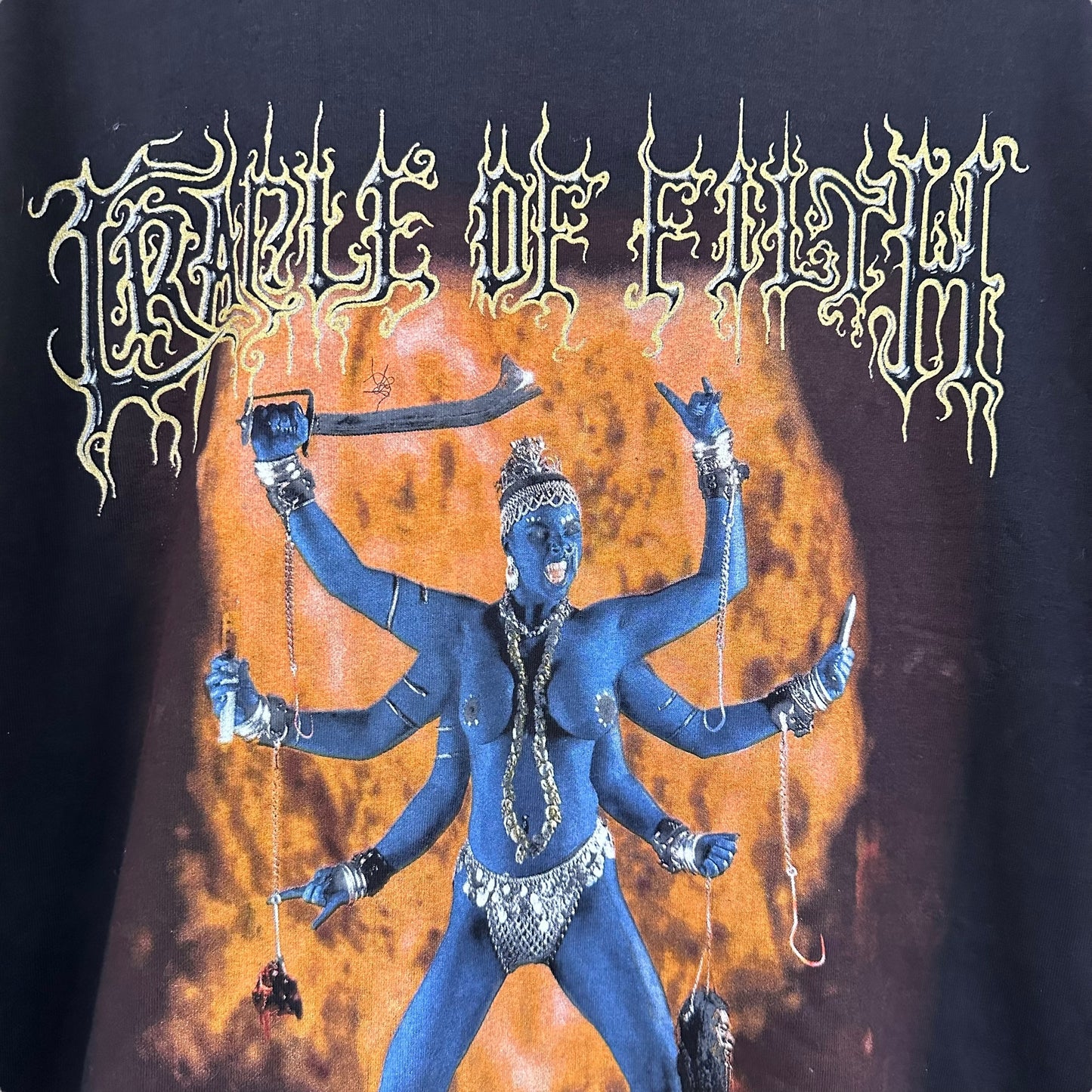 1999 Cradle of Filth Destroyer of Worlds T-Shirt Sz XL (A7532)