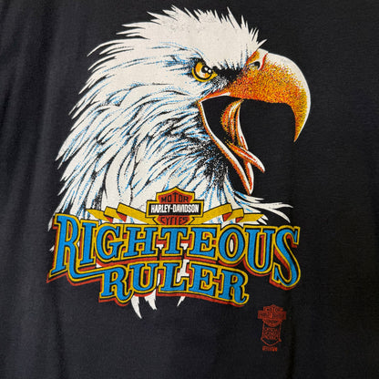 90's Righteous Ruler Harley Davidson Eagle T-Shirt Sz XL (B1153)