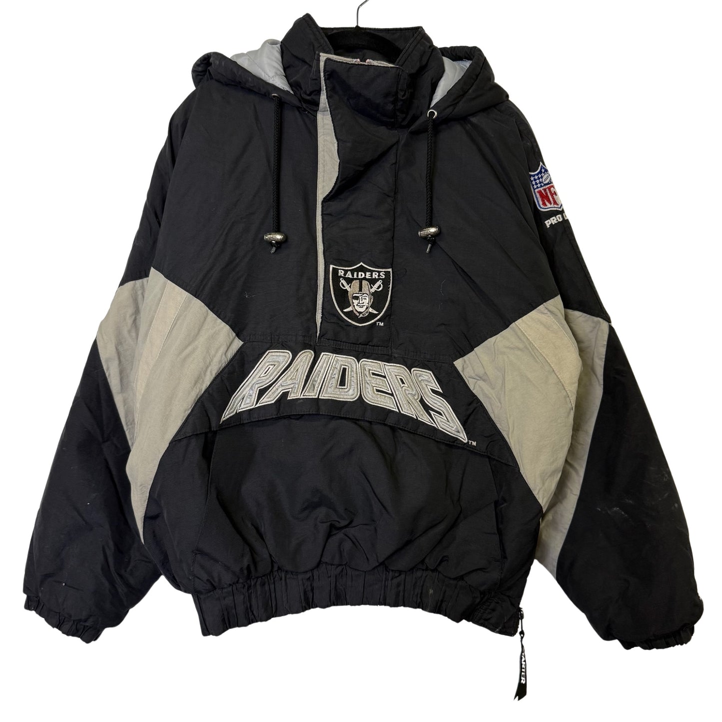 90's Oakland Raiders NFL Starter Jacket Sz M (B2491)