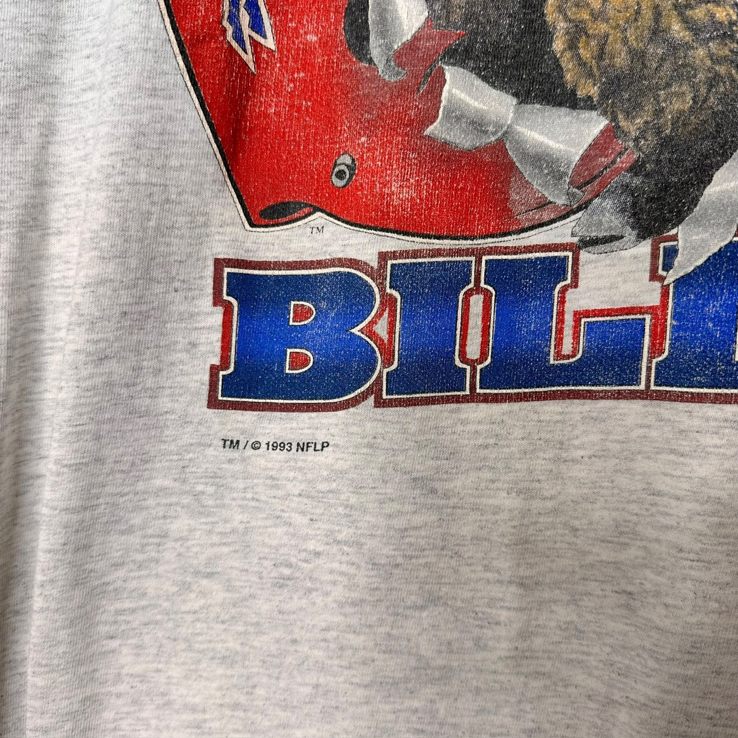 1993 Buffalo Bills Nutmeg Breakthrough NFL T-Shirt Sz L (A7321)