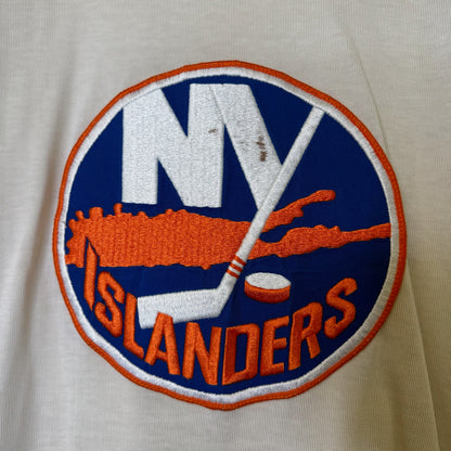 80s New York Islanders Sandow Knit Hockey NHL Jersey Sz M (B1801)