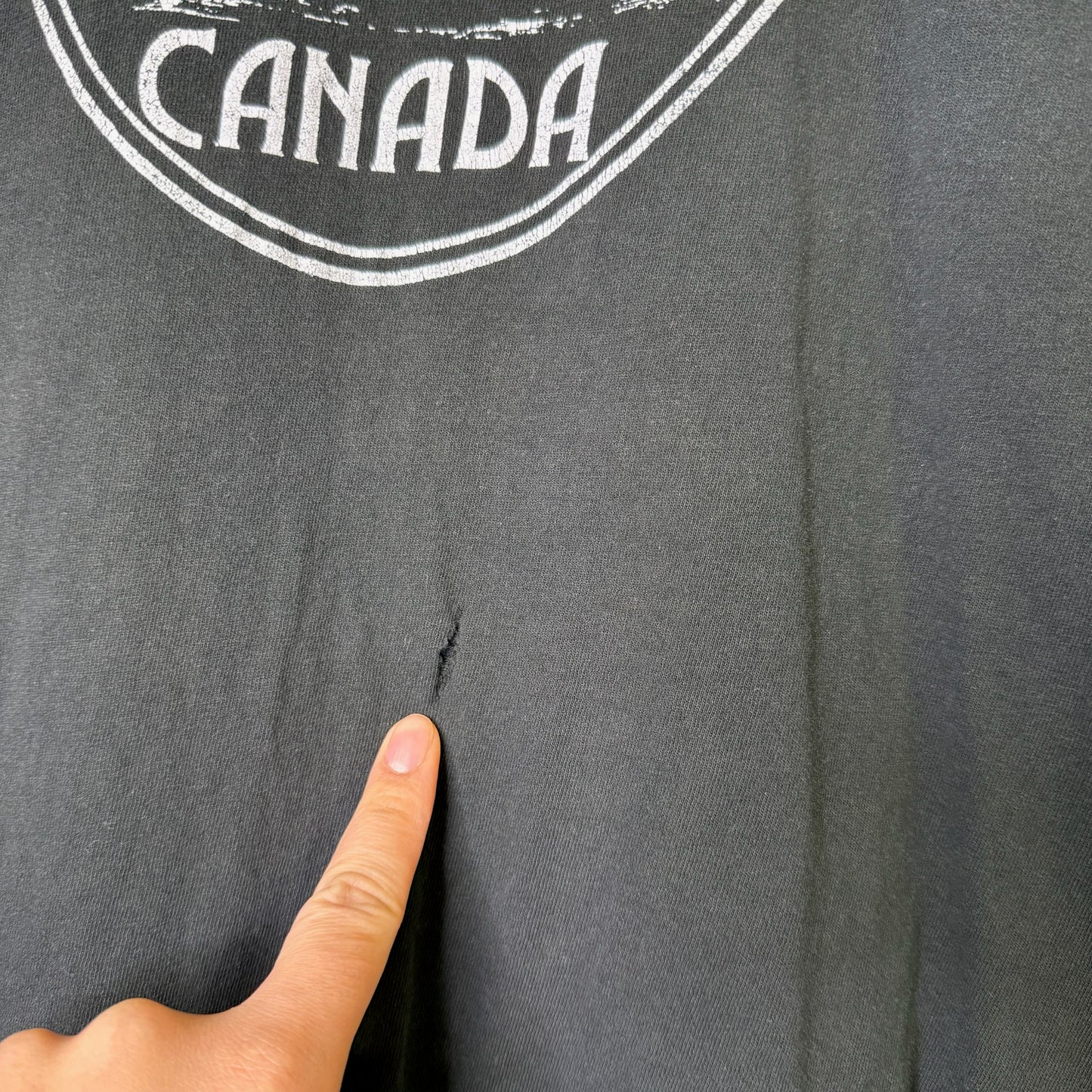 90's Harley Davidson Winnipeg Canada T-Shirt Sz L (B1399)