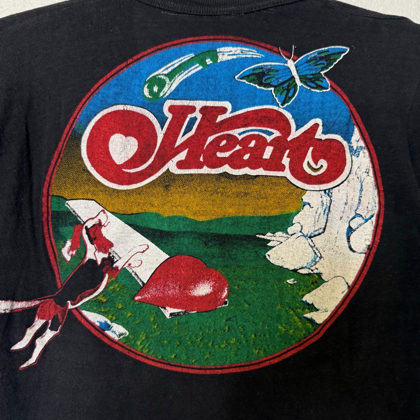 1979 Heart in Concert T-Shirt Sz S (B415)