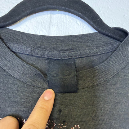 1989 Harley Davidson Chop Shop 3D Emblem T-Shirt Sz M (B471)