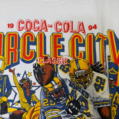 90s Circle City Classic NCAA Jaguars vs Aggies T-Shirt Sz XXL (B2906)