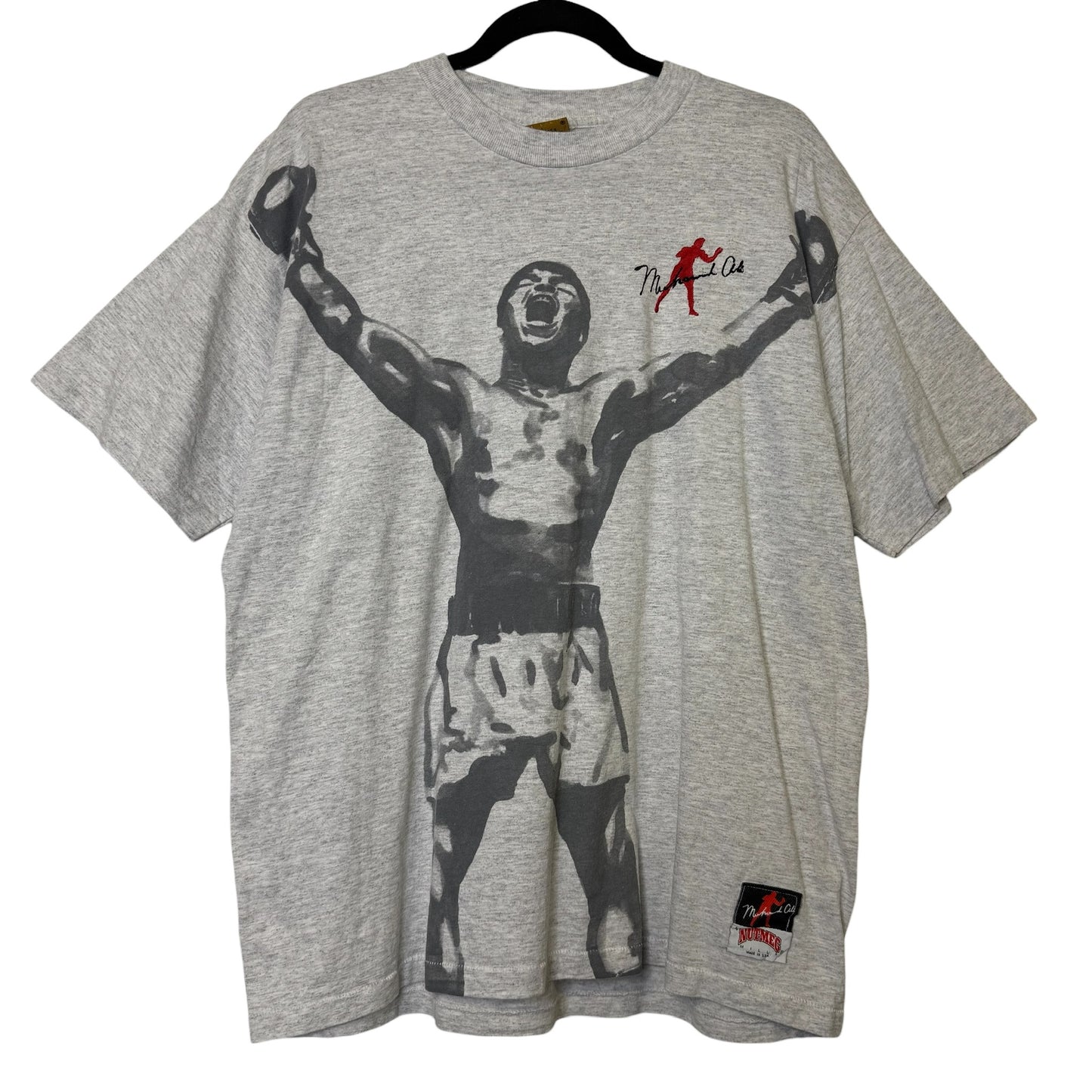 90’s Muhammed Ali Boxing Nutmeg T-shirt Sz XL (A6354)