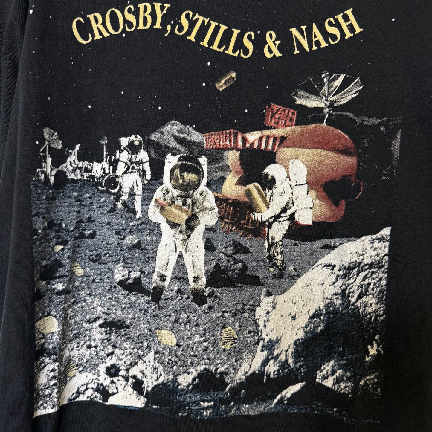 80's Crosby, Stills, Nash T-Shirt Sz L (B2241)