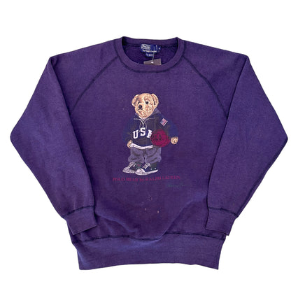 90’s Polo Bear Crewneck Sz S (A2076)