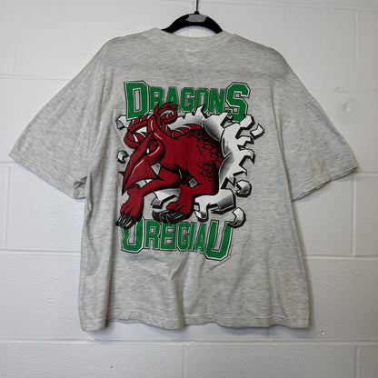90's Wales Dragons Rugby T-shirt Sz XL (B1540)