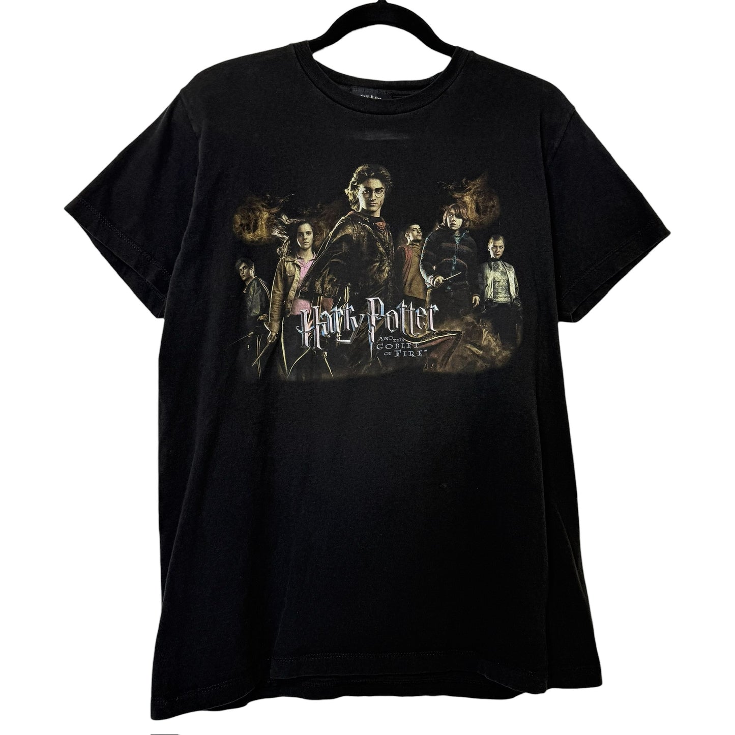 2005 Harry Potter & The Goblet of Fire Movie Promo T-shirt Sz M (B1012)