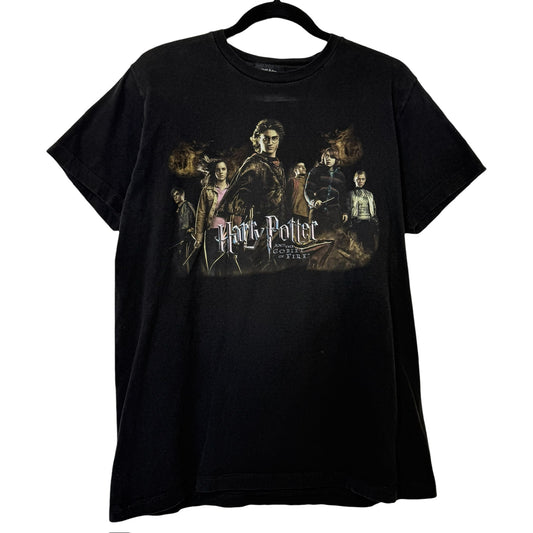 2005 Harry Potter & The Goblet of Fire Movie Promo T-shirt Sz M (B1012)