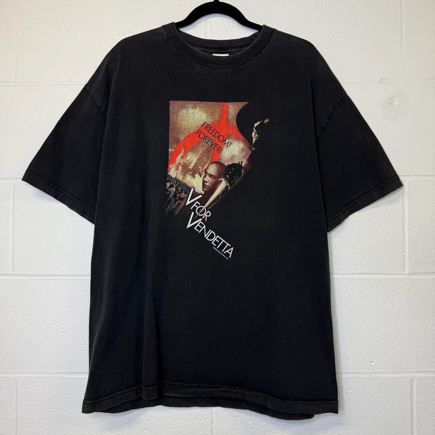 2006 V for Vendetta Movie T-Shirt Sz XL (B1760)