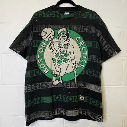 90's Boston Celtics Salem NBA T-Shirt Sz L (B2175)