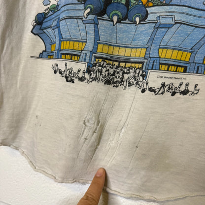 1981 Rolling Stones Tour T-Shirt Raglan Sz M (B1749)