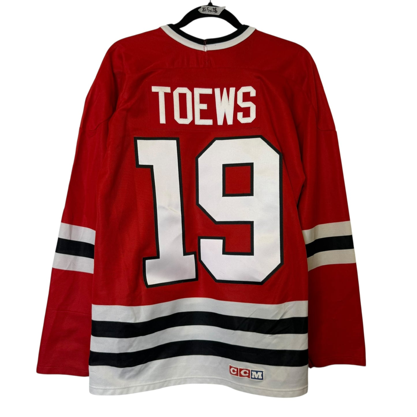 90s Chicago Blackhawks Jonathan Towes NHL Hockey Jersey