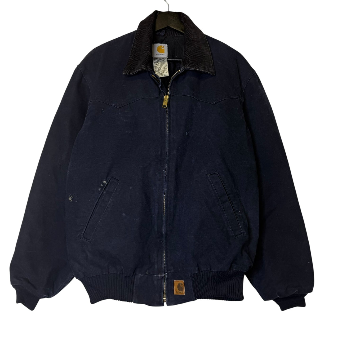 Carhartt Santa Fe J14 MDT Jacket Sz M (B1784) Navy Blue