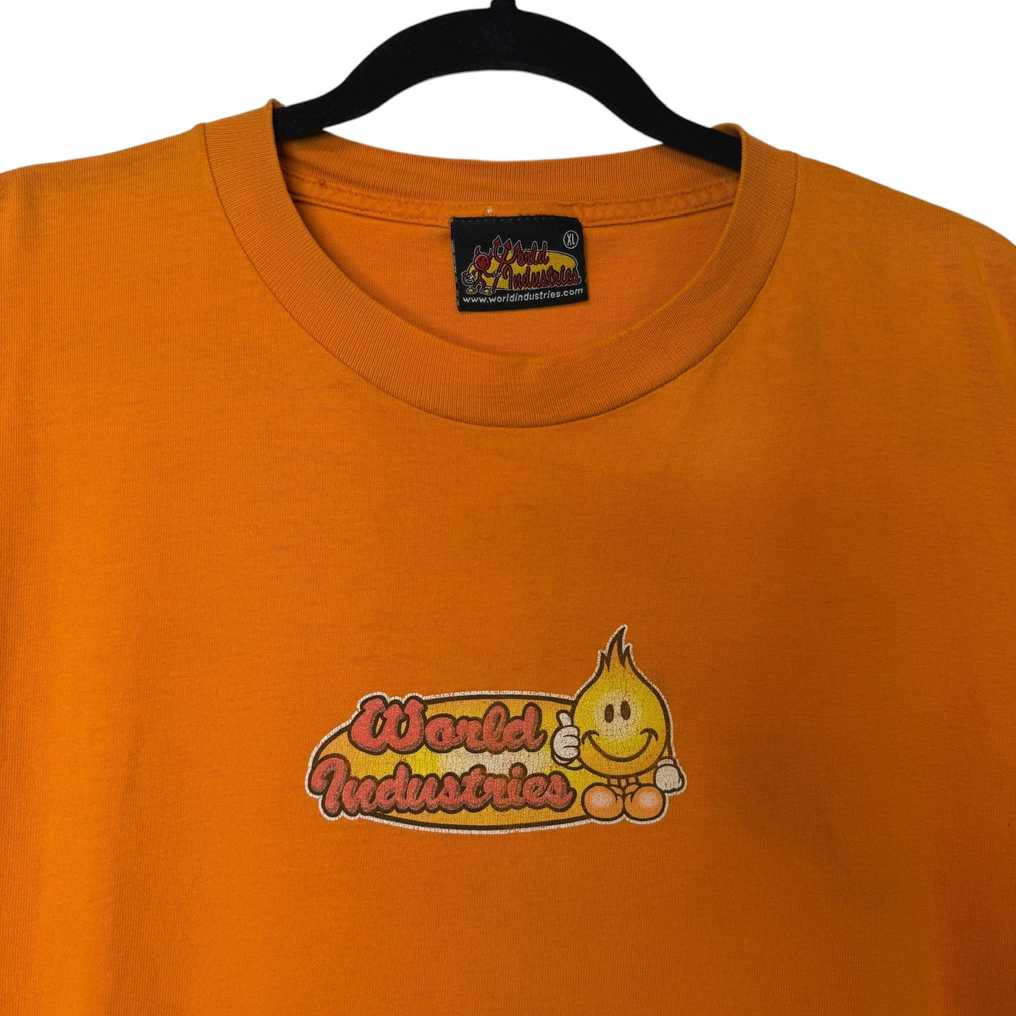 90s World Industries Flameboy Skate T-Shirt Sz XL