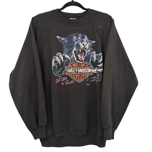 1992 Harley Davidson Motorcycle Crewneck Sz XL (A6612)