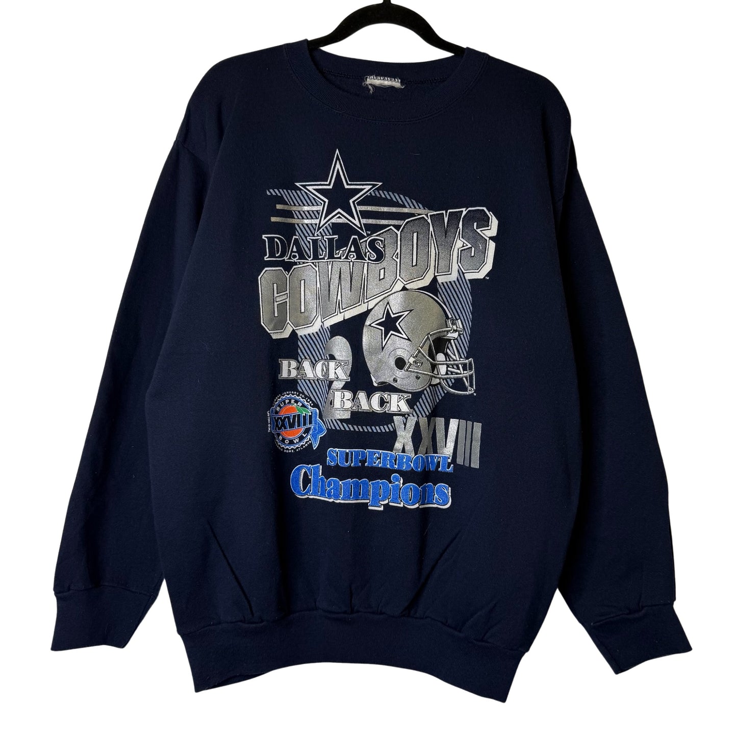 1993 Dallas Cowboys NFL Super Bowl Crewneck (B2412)