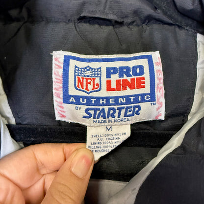 90's Oakland Raiders NFL Starter Jacket Sz M (B2491)