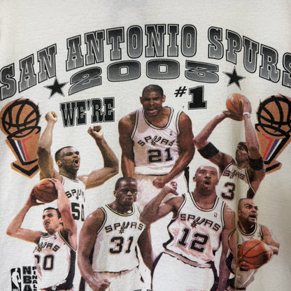 2003 San Antonio Spurs NBA T-Shirt Sz L  (B1632)