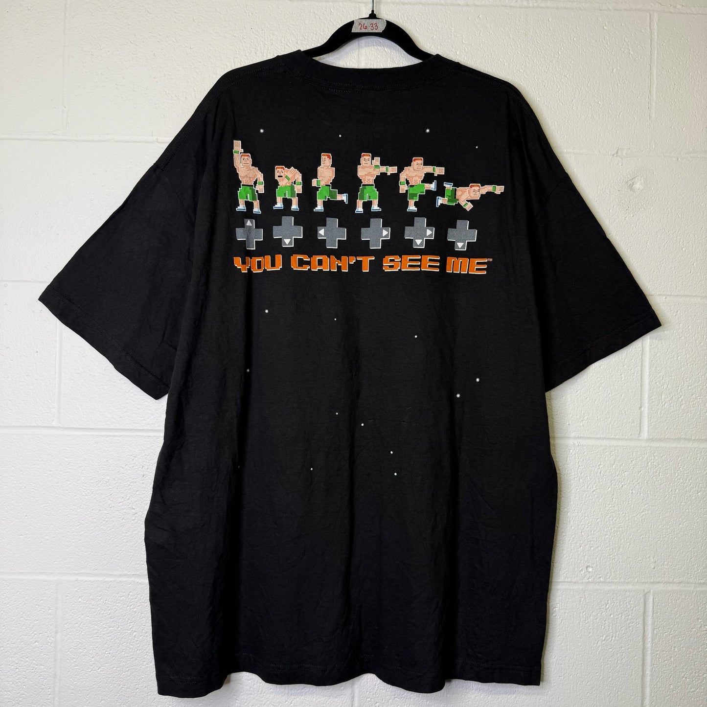 2000s John Cena Can't See Me WrestlingT-shirt Sz 2XL (B1672)