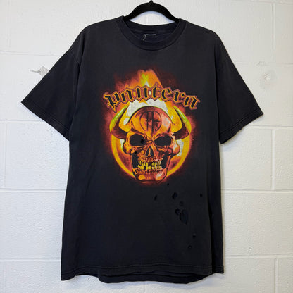 2004 Pantera T-shirt Distressed Sz L (B408)