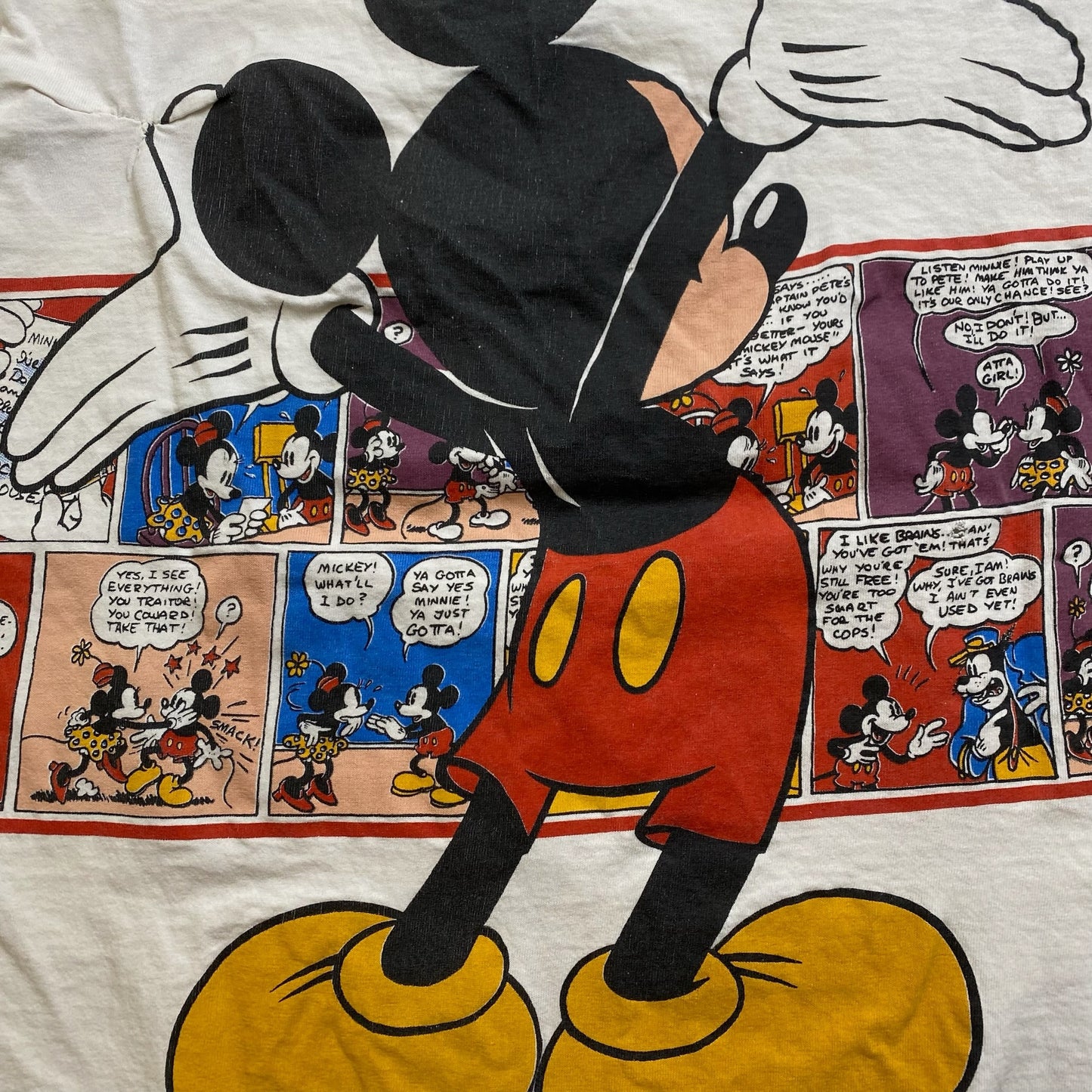 90s Mickey Mouse Disney T-shirt Sz M (A3666)