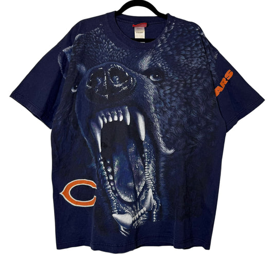 90s Chicago Bears NFL T-Shirt Sz L (B2113)