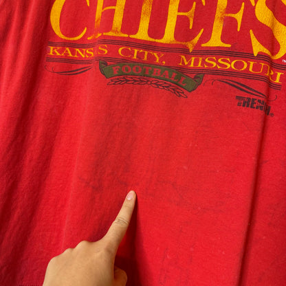 90's Kansas City Chiefs NFL T-shirt Sz XL (B619)