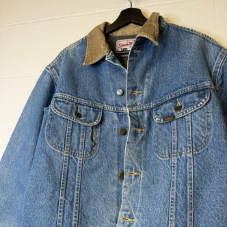 90's Lee Storm Rider Denim Coat Jacket (B1961)