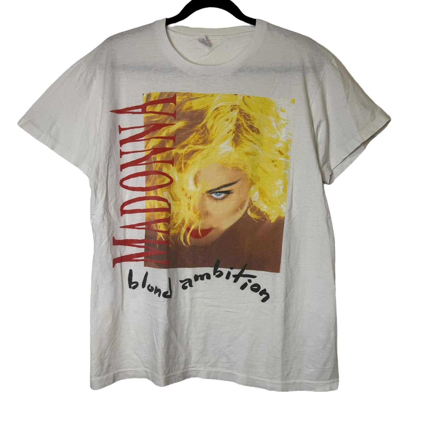1990 Madonna Blond Ambition Tour T-Shirt Sz XL