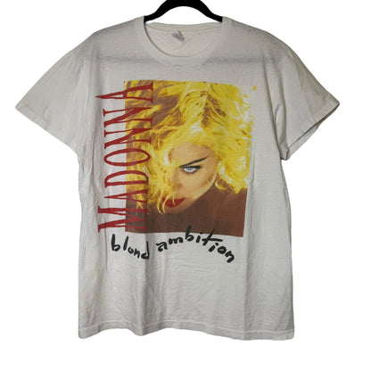 1990 Madonna Blond Ambition Tour T-Shirt Sz XL