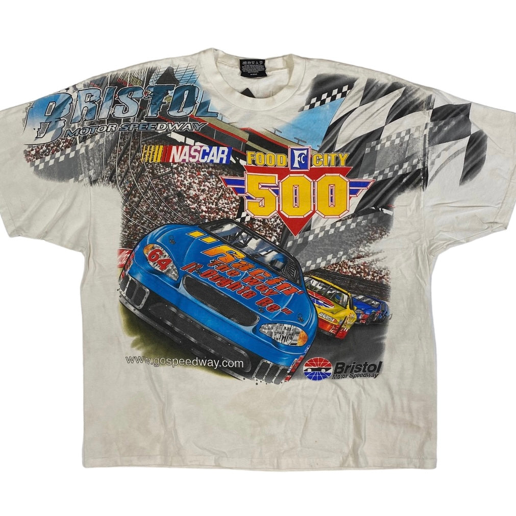 90’s Bristol Food City 500 NASCAR T-shirt Sz 2XL (A437)