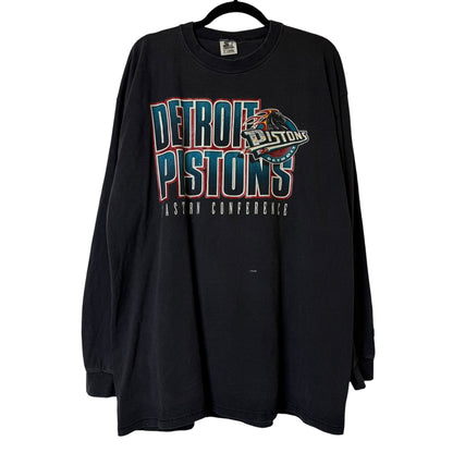 90's Detroit Pistons Starter Long Sleeve Sz XL (B1932)