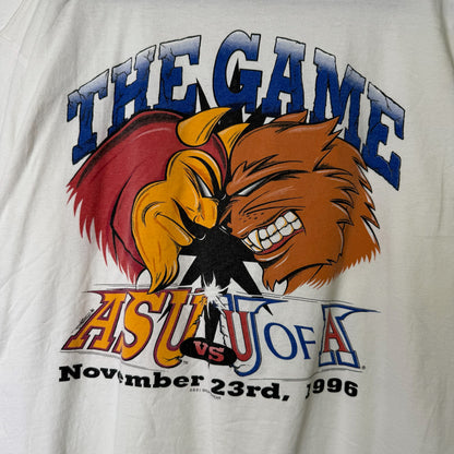 1996 Arizona Rivalry Game ASU vs U of A NCAA T-shirt Sz XL (B1663)