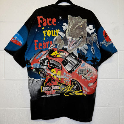 1997 Jurassic Park Jeff Gordon NASCAR AOP Sz XL (B2839)