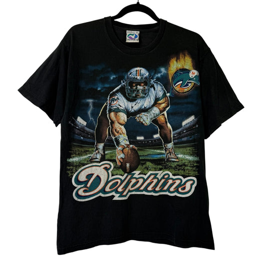 90's Miami Dolphins NFL T-shirt Sz M (B671)