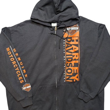 2000s Harley Davidson Zip Up Hoodie Sz XL (A6617)