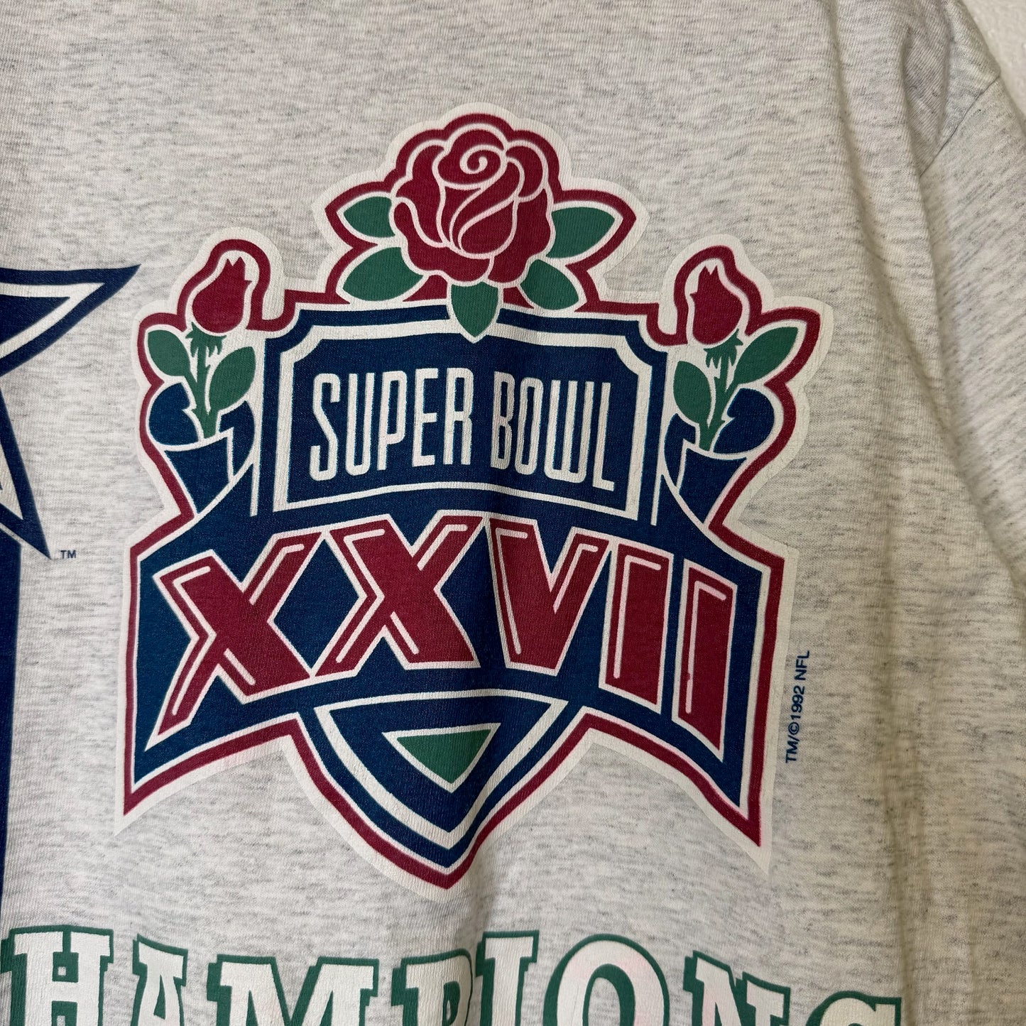 1993 Dallas Cowboys NFL Super Bowl Champions Salem T-Shirt (B2128)