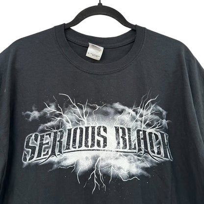 2000s Serious Black T-Shirt Sz XL (A7539)