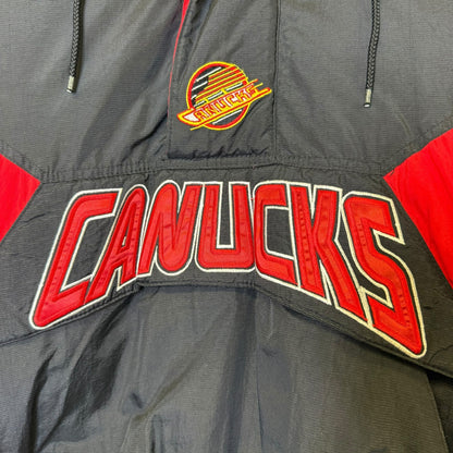 90s Vancouver Canucks Flying Skate Starter Jacket Sz XL